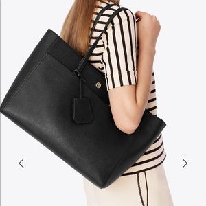 Tory Burch Robinson Tote - Brilliant Red